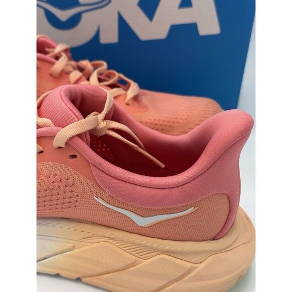 HOKA Women's Arahi 7 Running Shoes Papaya Coral New *READ* Size 7 $145 retail - Picture 10 of 11